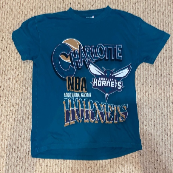 A teal Charlottes Hornets, Large tee shirt - Picture 1 of 4
